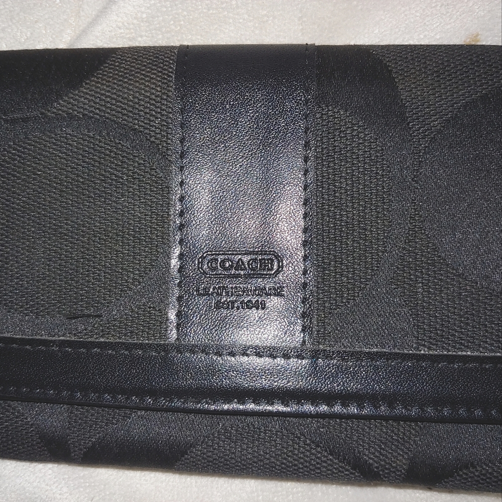Coach Monogram Trifold Wallet